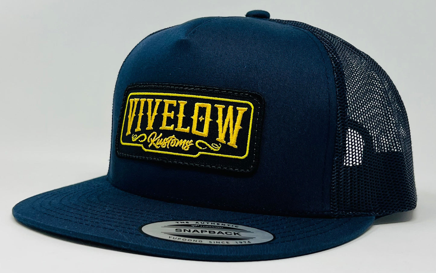 Classic Snapback Navy Gold Patch